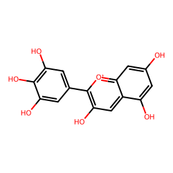 Delphinidin Structure